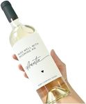 Baby Announcement Wine Label, Aunt 