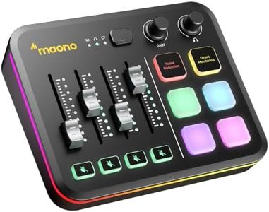 MAONO G3 Gaming Audio Mixer with Map Any Audio Sources for PC Streaming