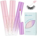 Obeyalash 3pcs Eyelash Glue for False Eyelash Super Strong Hold Lash Glue Waterproof Eye Lash Glue Transparent Strip Eyelash Adhesive Latex Free White Lashes Glue Clear 3,5ML*3