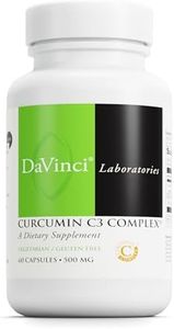 DAVINCI Labs Curcumin C3 Complex - Dietary Supplement to Support Gallbladder Function and Healthy Liver - with Curcuminoids and Bioperine Fruit Extract - Gluten-Free - 60 Vegetarian Capsules