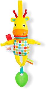 Bright Starts Pull, Play & Boogie Musical Activity Toy for Stroller - Giraffe - Unisex, Newborn +