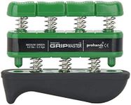 Prohands Gripmaster Rehab Hand Exerciser, Finger Exerciser (Hand Grip Strengthener), Spring-Loaded, Finger-Piston System, Added Palm Cushion, (5 lb Medium Tension, Green-Gripmaster Rehab)