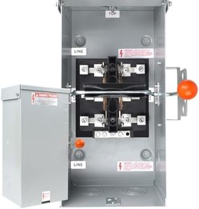 100A Generator Transfer Switch,24000W General-Duty Double-Throw Safety Design,120/240-Volt Transfer Switch,Stronger Stability,Meeting NEMA 3R Standards for Outdoor and Indoor