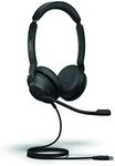 Jabra Evolve2 30 USB-C UC Stereo On-Ear Wired Headset, Black