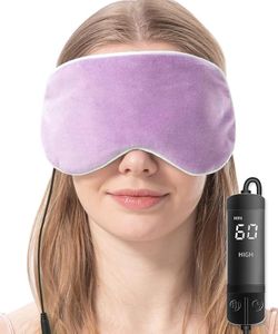 Aroma Season USB Heated Eye Mask, Heated Pad，Eye Compress，Warm Compress For Dry Eyes，Blepharitis Eye Mask (purple)
