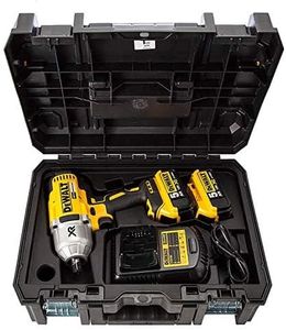 DEWALT 18V Cordless High Torque Impact Wrench – 2x5Ah Batteries, Brushless