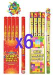 50cm Giant Confetti Shooter Party Wedding Poppers Compressed Air Cannon x6