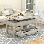 SYESWAY Lift Top Coffee Table, 3-in