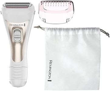 Remington Smooth S1 Lady Shaver, WF1000AU, Cordless Waterproof Women's Shaver, Use Wet and Dry, Body Hair Remover For Legs, Bikini, Arms and Underarm - White