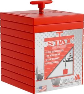 Andersen Hitches | 3636 | 2 Pack |Rated up to 120K | Andersen STAX - Stacking Levelers | Camper Leveler Stacking Blocks | Leveling System for Camper or RV