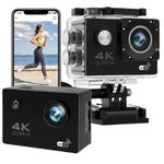 Drumstone {10 Years Warranty) 2023 New Launch 4K Action Camera Ultra HD 170D Wide Angel Go Waterproof Pro Sports Video 1080 Camera, Dual 2 Inch LCD 16 MP Image Sensor 170 Wide-Angle Lens