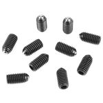 10pcs M6 Screw Thread Ball Plunger Hex Socket Spring Plunger Ball Carbon Steel Ball Spring Plungers Set (M6*16)