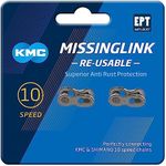 KMC Unisex's 10 Speed EPT MissingLink Joining Link, Dark Silver, 2 Pairs