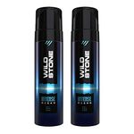 Wild Stone Intense Ocean No Gas Deo, Long Lasting Body Deodorants Spray For Men, Pack Of 2 (120Ml Each)