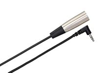 HosaTech XVM-110F 10ft XLR3F to Right Angle 3.5mm TRS Microphone Cable