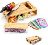 Mofish Bamboo Cutting Board with Co