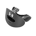 Under Armour Air Lip Guard for Football, Full Mouth Protection, Compatible with Braces, Instant Fit,Black
