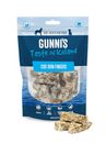 Gunnis Cod Fish Fingers - Fish Treats For Dogs, 100% Pure Icelandic Cod. Dried Natural Fish Skin Dog Chews. Hypoallergenic, Omega Rich, Low Fat, Sustainably Sourced. No Additives Or Fillers 71g