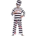 A2Z 4 Kids Boys Zombie Prisoner Halloween Set - Zombie Prisoner Set 345._6-8