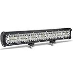 JG-AUTO LED Light Bar 20 inch Triple Rows 140Watt Driving Light Spot & Flood Combo Beam for Off-Road SUV ATV UTV Truck Marine