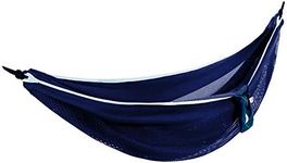 Vivere Mesh Polyester Hammock - Double - Navy/Turquoise