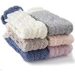 TEHOOK Fuzzy Socks for Women, Warm 