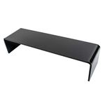 Acrylic Plinth Shelf Risers to Fit Detolf Cabinets Retail Shop Display (DS80) (Black Gloss)