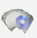 10 x Ritek Professional White Inkjet Printable Recordable Blank DVD-R Discs with a Write Speed of 16x in Dragon Trading Plastic Sleeves With Flap