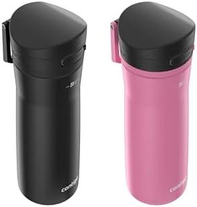Contigo Jackson Water Bottle, 20 oz, 2-Pack, Pansy; Licorice