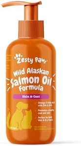 Wild Alaskan Salmon Oil Formula for Dogs & Cats - Omega 3 Skin & Coat Support - Liquid Food Supplement for Pets - Natural EPA + DHA Fatty Acids for Joint Function, Immune & Heart Health 8.5oz