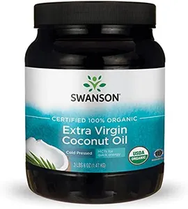 Swanson ORGANIC EX VIRGN COCONUT OIL 3LB 6OZ