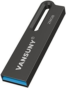 Vansuny 256GB USB 3.0 Flash Drive Metal Waterproof Flash Drive USB 3.0 Ultra High Speed Memory Stick, Portable Thumb Drive for PC/Tablets/Mac/Laptop