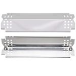 Grill Burner Covers for Nexgrill 720-0864M, 720-0864, 720-0864R, 720-0830H, 720-0783E. Heat Plates Shields Flame Tamer for Nexgrill Replacement Parts 2 Burner, Kenmore, BBQ PRO, Expert Grill Parts.