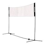 Badminton Net Foldable Nylon Net Adjustable Poles Height Portable Set Volleyball Tennis Badminton Fun