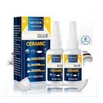 Ceramic Glue,100g Ceramic Super Glue For Porcelain, Pottery Repair, Fast Drying Porcelain Glue, Waterproof Ceramic Pottery Glue For Mug, Figurines, Dishes, Plates, Teapot, Outdoor, DIY Crafts