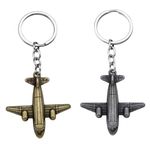 Blessings Set Of 2 Airplane Keychain