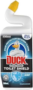 Duck Extra Power Liquid Toilet Cleaner, Stain Remover and Toilet Bowl Freshener, Ocean Burst Fragrance, 500mL