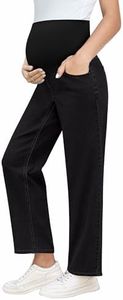 GRAPENT Maternity Clothes for Pregnant Women Summer Womens Maternity Jeans Black Jeans Women True Black X-Large US Size 16-18