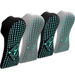 Yoga Pilates Socks for Women Non-Slip Socks with Grips Indoor Sticky Barre Workout Hospital Socks