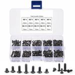 Universal Laptop Screw Kit - 500pcs M2 & M2.5 Screws for Computer Repair and DIY Projects, Diverse Sizes M24/5/6, M2.55/6/8