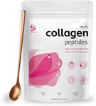 Multi Collagen Peptides Powder, Hydrolyzed Protein Peptides-5 Type (I,II,III,V,X) with Hyaluronic Acid & Vitamin, 16 oz-Non GMO Hydrolyzed Collagen Powder, Unflavored