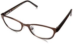 Foster Grant Charlsie Women's Rectangular Multifocus Glasses, Tortoise/Transparent, 52 mm