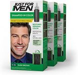 Just For Men Original Formula Men's Hair Color, Dark Brown (Pack of 3)