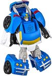 Playskool Transformers - Heroes - 4.5inch Chase The Police-Bot - Inspired by Rescue Bots Academy TV Show - Classic Heroes Team - Action Figure and Toys for Kids - Boys and Girls - F0889 - Ages 3+