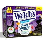 Welch Fruit Snacks 0.5 Oz, 85 Count, Halloween Treats for Kids - American Candy - Trick or Treat Sweets that are Healthy Sweets. Halloween Party Bag Fillers. Made with Real Fruit, No Preservatives