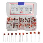 BGTXINGI 100PCS 10 Values CBB Metallized Polypropylene Film Capacitor Assortment Kit 100V 10nF-474nF