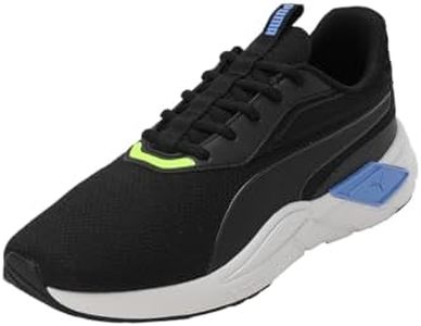 Puma Mens Lex Black-Blue Skies Training Shoe - 8 UK (37682620)