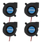 AEDIKO 4pcs 5015 Cooling Blower Fan 3D Printer Fan DC 24V Dual Ball Bearing 50x50x15mm 0.17A Turbo Cool Fan