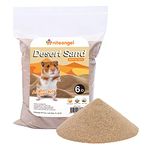 Niteangel Hamster Desert Bath Sand | No-Dust Bath or Potty Litter Sand for Hamster Syrian Gerbil Mice Degu or Other Small Pets (6LB, Desert Sand)