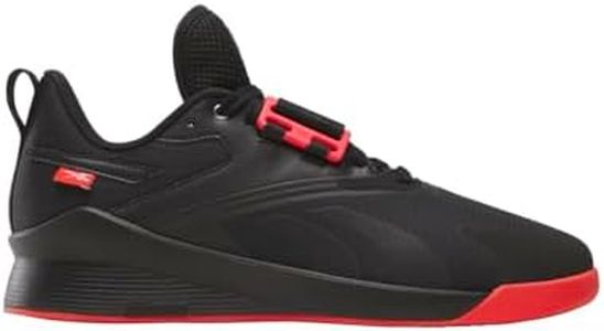 Reebok Men's Lifter Pr Iii Sneaker, Black/Energy Red, 9.5